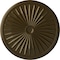 Ekena Millwork Leandros Ceiling Medallion (Fits Canopies up to 5"), 33 1/8"OD x 3 1/2"ID x 1 3/8"P, Brass CM33LEBRS - alternate 1